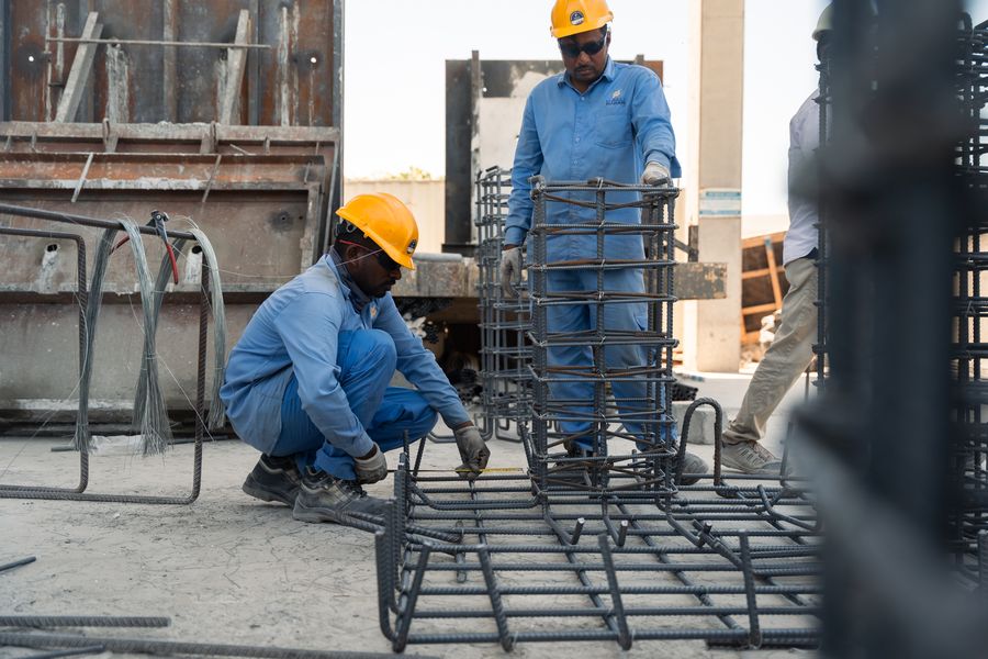 Fixing reinforcement cages