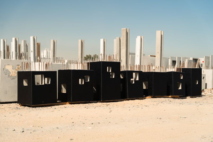 Precast chambers and boxes