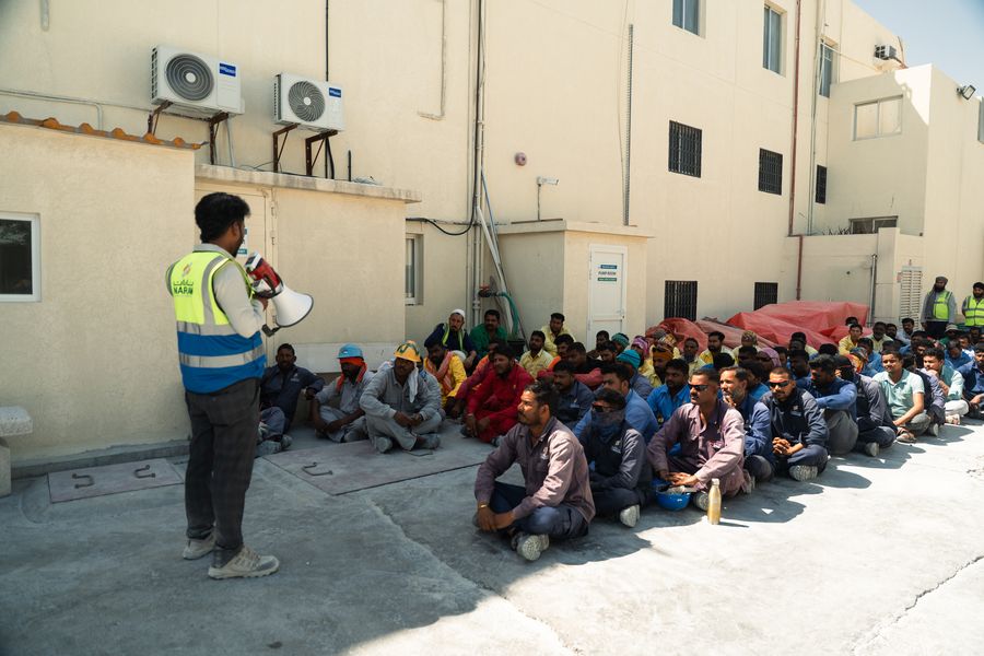 Site safety briefing