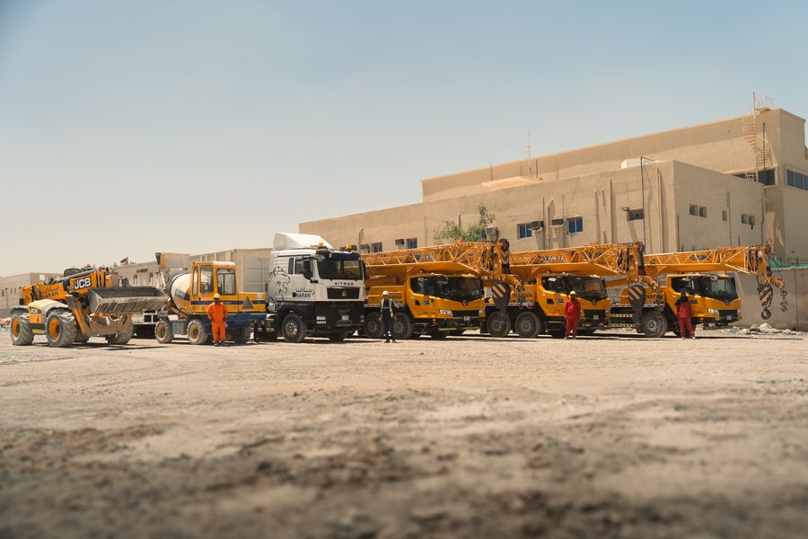 Factory yard and fleet