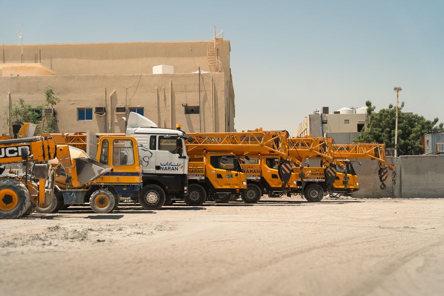 Mobile crane fleet