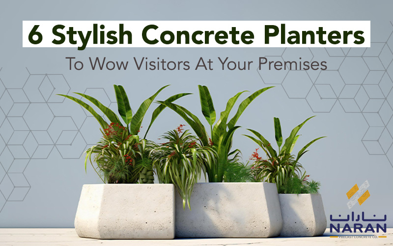 Planters are a great way to display your greenery for ornamental purposes, both inside and outside your property. This piece of decorative furniture adds a visual appeal to your space that quickly grabs the attention of visitors. These planters are available in different materials, and they come in various shapes and styles to meet your aesthetic needs. Concrete planters particularly stand out for their greater durability, impact resistance, and aesthetic appeal. This blog lists some creative and aesthetic concrete planters that can wow every visitor who passes by your property. So, keep on reading till the end. Key Takeaways Concrete planters are a durable, modern, and versatile option for people who are looking to display their plants with style. These planters are available in several creative shapes and forms, including rectangular planters, bowl-shaped planters, geometric or textured planters, flat planters, and large urn concrete planters, to name just a few. Concrete planters are porous, which promotes airflow through the roots, leading to better plant nourishment. Concrete Planters VS Plastic Planters The following are some key differences between plastic and concrete planters to help you understand what makes concrete planters stand out. Concrete Planters Plastic Planters These give you greater durability with their high chip and cracking resistance. These are more fragile, which makes them prone to cracking. These are heavier, which protects plants from tipping over. These tend to be lightweight. These planters protect your plants from temperature and weather changes. These give you low or moderate insulation against temperature. These have pores that lead to better airflow into the roots. These are glazed, which gives plants a limited breathability. These are ideal for outdoor use. These planters work well in indoor settings. Stylish Concrete Planters to Use on Your Premise Globe Planters Geometric or Textured Planters Oversized Bowl-Shaped Planters Rectangular Trough Planters Large Urn Planters Flat Planters Why Concrete Planters? Stylish Concrete Planters to Use on Your Premise If you are looking to wow your visitors with some stylish concrete planters, the following are some aesthetic and popular options you can consider. Globe Planters Globe planters are large spherical planters that come in a seamless, symmetrical shape. Most of these planters have a thin but sturdy concrete layer that has been molded in the shape of a globe. These creative planters have a small circular opening from where the blooms or plant greenery come out, creating an artistic feel. These concrete planters are ideal for both indoor and outdoor use due to their balanced and coherent design. Geometric or Textured Planters Another great option is a geometric or textured planter that allows you to create a pleasant combination of art and nature. These planters come in hexagonal, cubic, pentagonal, and a wide range of other geometric shapes with ribbed and fluted textures. These planters fit perfectly well in smaller indoor spaces as well as larger entrances. Oversized Bowl-Shaped Planters This is another creative planter option which has a large, wide, and shallow design, much like a bowl. These planters blend well with modern, contemporary, Asian, and oriental interior and exterior décor. You can place these planters near pools, patios, or use them as central elements in garden spaces. The sculptural form of these planters gives these planters a luxurious and dramatic feel. Rectangular Trough Planters These are narrow and long concrete planters that can be used to plant a wide range of flowers, herbs, and even small trees. These elongated planters create clean visual lines and borders that offer a modern look along with considerable space efficiency. You can use these planters to frame entrances and guide foot traffic in busy commercial areas as well. Large Urn Planters These planters come in a classic vase-like shape that can serve as sculptural elements in home gardens and commercial interiors and exteriors. These concrete planters are styled after traditional urns, which gives them a classic and elegant edge. These planters tend to be much larger and heavier. This makes them perfect for mixed planting as well as for growing larger house plants. Flat Planters These planters come in flat, square, round, and disk-like shapes. These planters are also referred to as low bowls and shallow planters due to their wide and low-profile construction. Flat planters are a great option in modern and minimalistic commercial and home spaces. These planters are perfect for growing succulents, moss, and ground cover plants that have shallow roots. Why Concrete Planters? The following are a few main reasons why you need to pick concrete planters over r plastic planters. These planters are made with reinforced concrete, which makes them resistant to chipping, cracking, and weather damage. Concrete planters provide exceptional thermal insulation to plant roots. These planters can withstand sun, rain, and frost. Concrete planters give you design versatility. These planters support the growth of a wide range of plants, including a variety of flowers, bushes, herbs, and smaller trees. Concrete planters add an artistic touch to your indoor and outdoor spaces. Visit us at Naran Precast Concrete Co. today to order our high-quality, customized, and sleek concrete planters to elevate your indoor and outdoor ambiance instantly. FAQs How long do concrete planters last? These planters are resistant to fading, cracking, and warping. With the right care, these planters can last you for decades without losing their shine. Why are my concrete pots cracking? Concrete pots might crack due to sudden temperature fluctuations, impacts, and stress from soil or root expansion. What are the benefits of using concrete planters? Concrete planters are versatile, offer greater thermal insulation, and are very low maintenance. These planters are also weather-resistant and very durable. Can concrete planters be left out in the winter? Concrete planters are extremely thick and heavy. When maintained properly, these planters can do exceptionally well in winter. Can concrete planters be left outside? Yes, concrete planters are ideal for outdoor use due to their exceptional strength, durability, and impact resistance.