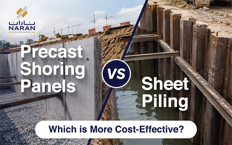 Precast Shoring Panels vs. Sheet Piling: Which is More Cost-Effective?